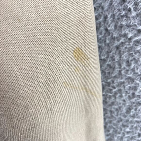 Vintage Gap Pea Coat Trench Jacket Mens Medium Beige Utility Barn Field Academia - Picture 9 of 12